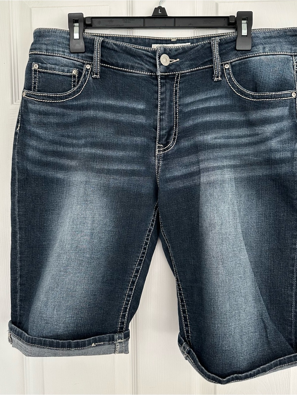 Daytrip Women’s Washed Blue Denim Jean Shorts